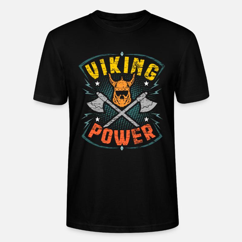 Wikinger Vikings - Stanley/Stella Unisex Bio-T-Shirt CRAFTER - Schwarz