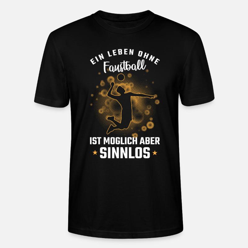 Faustball - Stanley/Stella Unisex Bio-T-Shirt CRAFTER - Schwarz