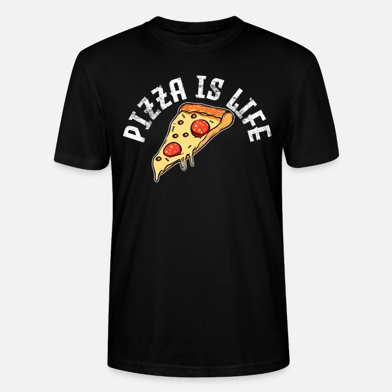 Pizza Pizza Pizza - T-shirt bio CRAFTER Stanley Stella Unisexe - noir