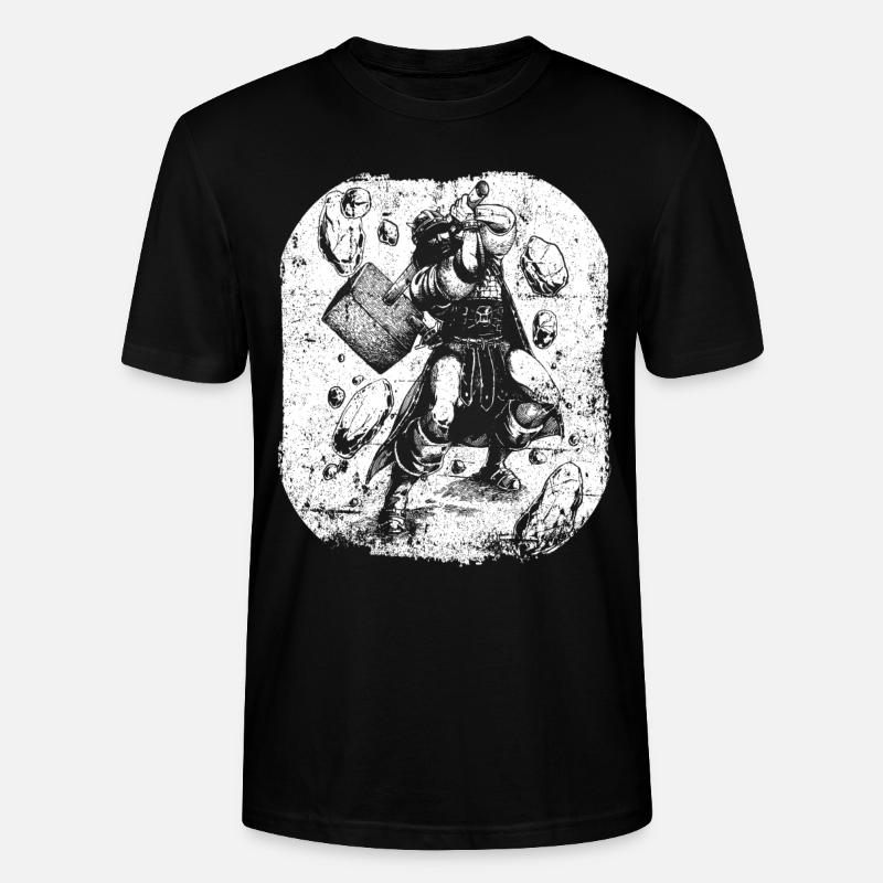 Wikinger - Stanley/Stella Unisex Bio-T-Shirt CRAFTER - Schwarz
