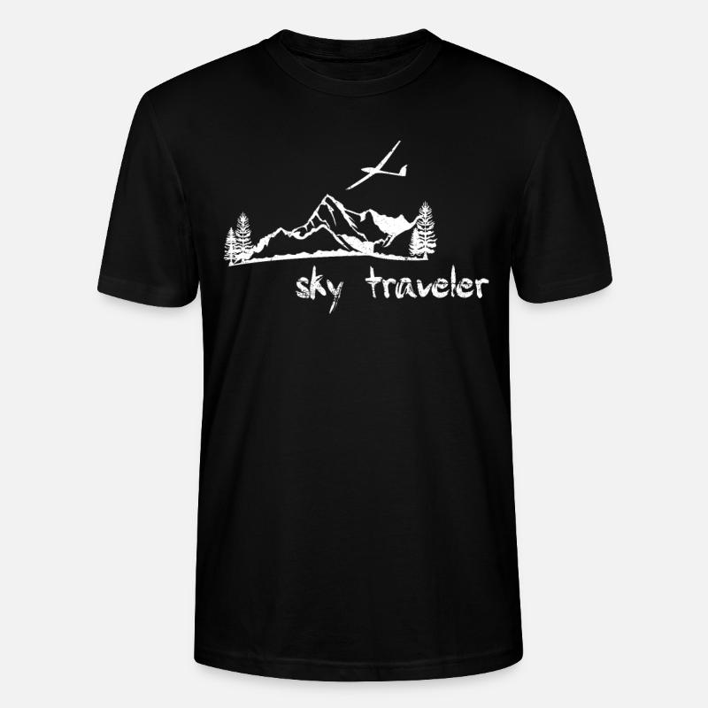 Planeur planeur Planeur Silot - T-shirt bio CRAFTER Stanley Stella Unisexe - noir