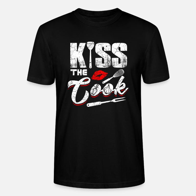Küss den Koch - Stanley/Stella Unisex Bio-T-Shirt CRAFTER - Schwarz