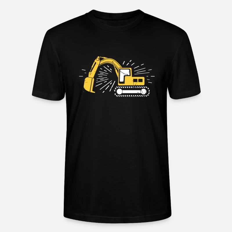 Baggerfahrer - Stanley/Stella Unisex Bio-T-Shirt CRAFTER - Schwarz
