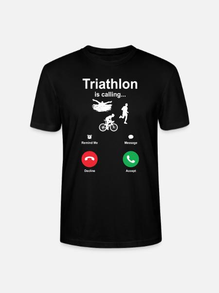 Triathlon - Stanley/Stella CRAFTER Unisex Organic T-Shirt - black