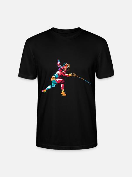Fecht Geschenk - Stanley/Stella Unisex Bio-T-Shirt CRAFTER - Schwarz