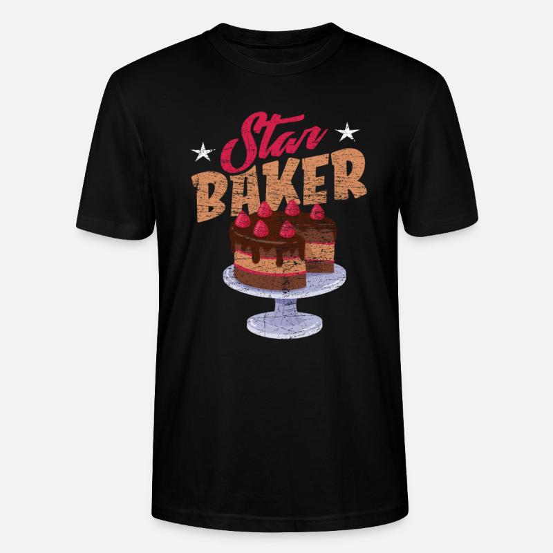 Backen Bäcker - Stanley/Stella Unisex Bio-T-Shirt CRAFTER - Schwarz