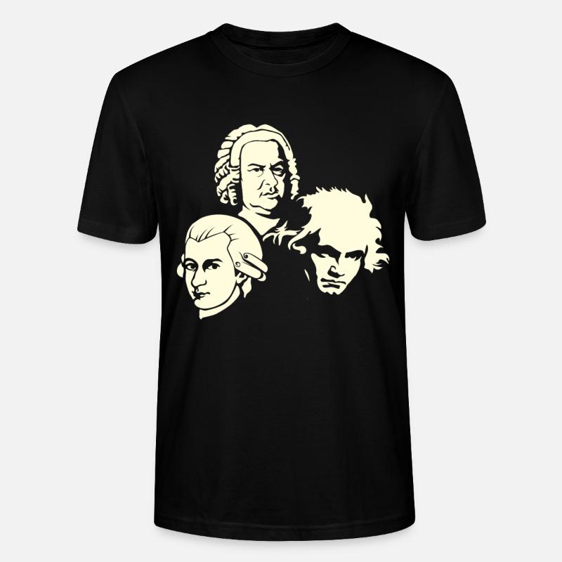 Beethoven Bach Mozart - Stanley/Stella Unisex Bio-T-Shirt CRAFTER - Schwarz