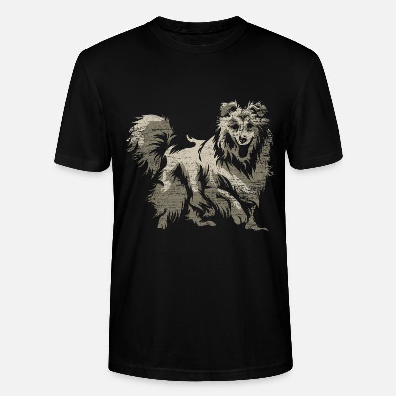Shetland Schäferhund Geschenk - Stanley/Stella Unisex Bio-T-Shirt CRAFTER - Schwarz
