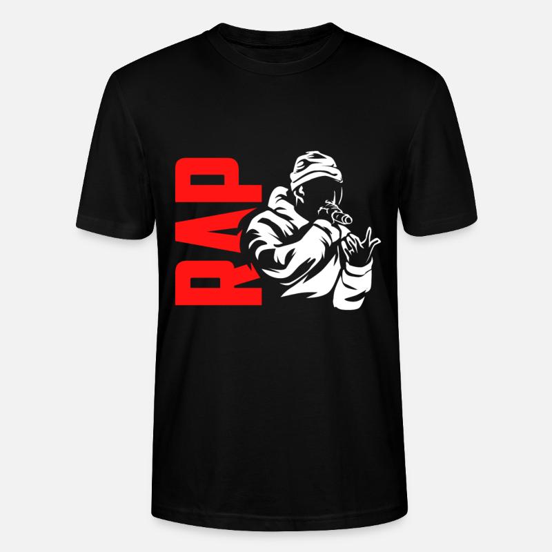 Rap - Stanley/Stella Unisex Bio-T-Shirt CRAFTER - Schwarz