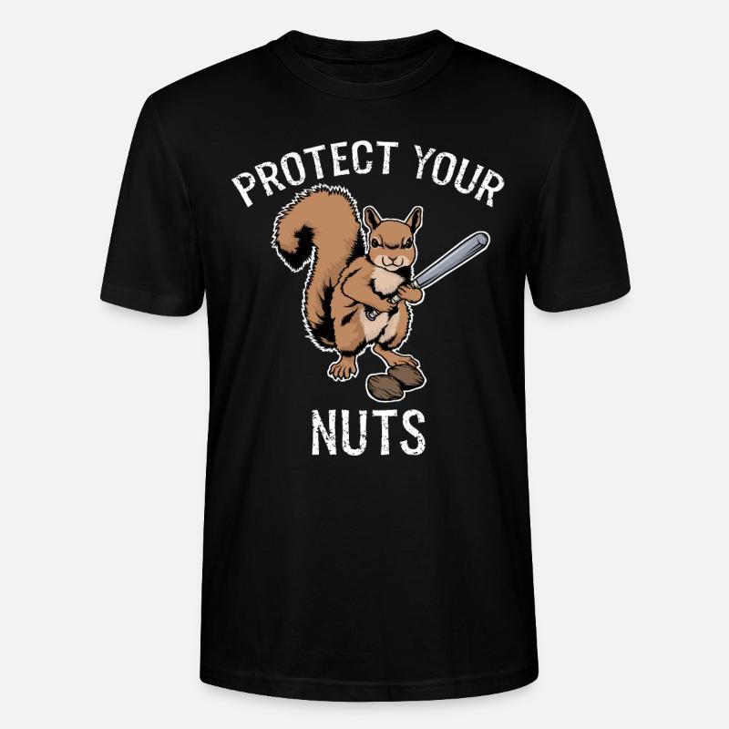 Protect Your Nuts - T-shirt bio CRAFTER Stanley Stella Unisexe - noir