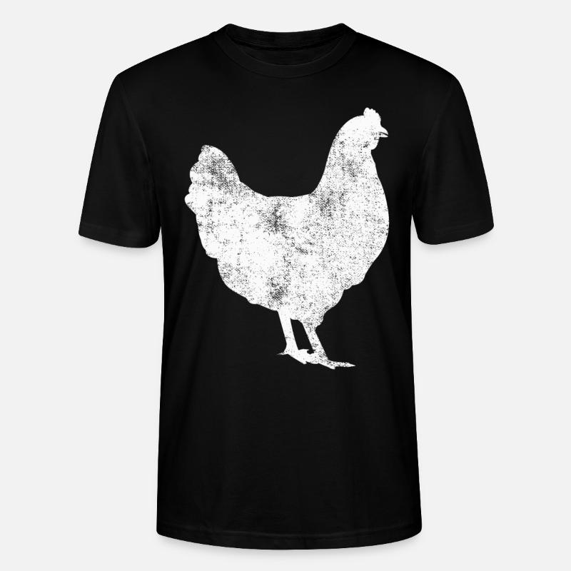 Poulet - T-shirt bio CRAFTER Stanley Stella Unisexe - noir