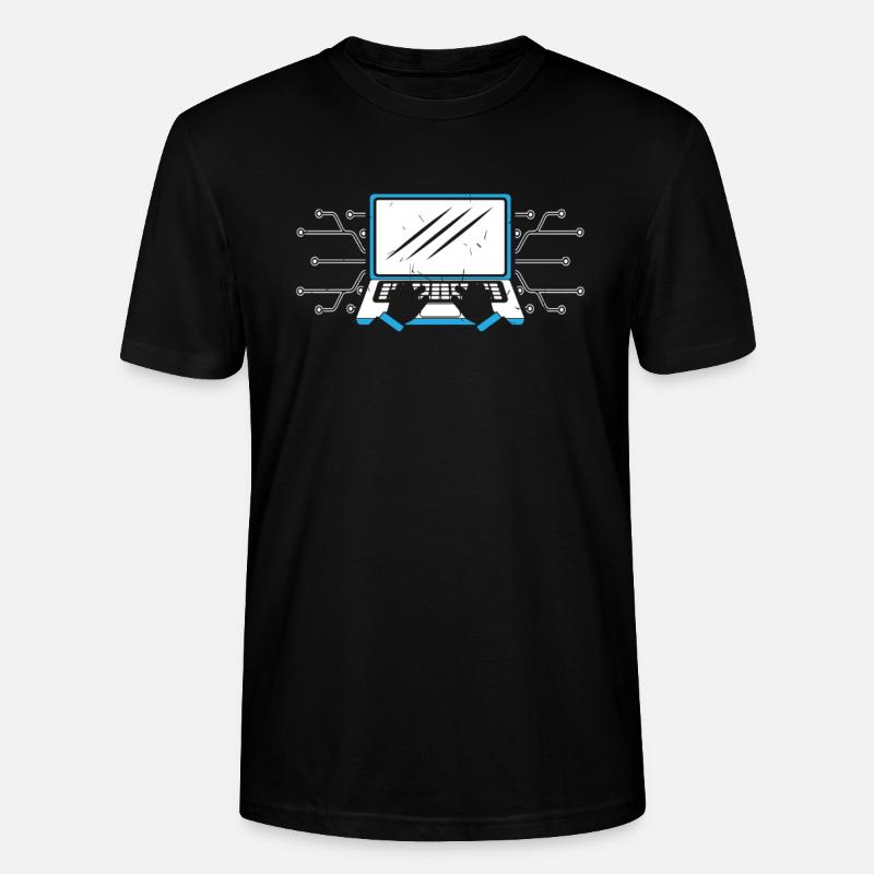 Computer - Stanley/Stella Unisex Bio-T-Shirt CRAFTER - Schwarz
