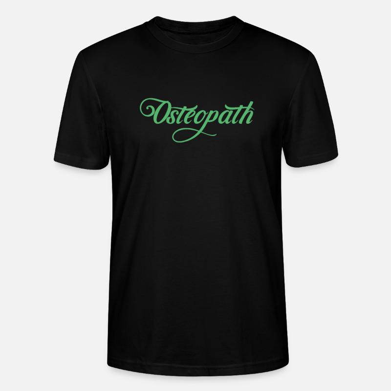 Équipe Ostéopathie Ostéopathine Ostéopathe Praxis - T-shirt bio CRAFTER Stanley Stella Unisexe - noir