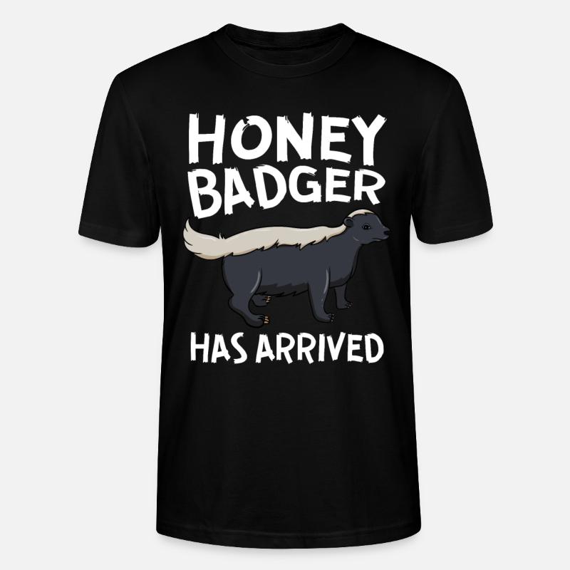 Honey Badger Has Arrived - Stanley/Stella Unisex Bio-T-Shirt CRAFTER - Schwarz