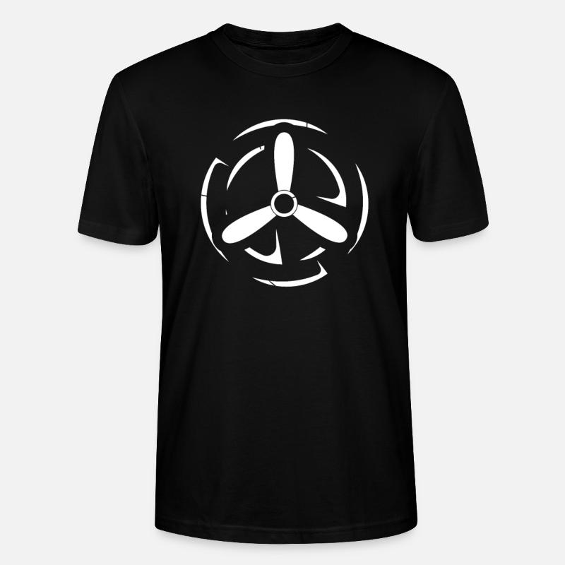 Modellflug - Stanley/Stella Unisex Bio-T-Shirt CRAFTER - Schwarz