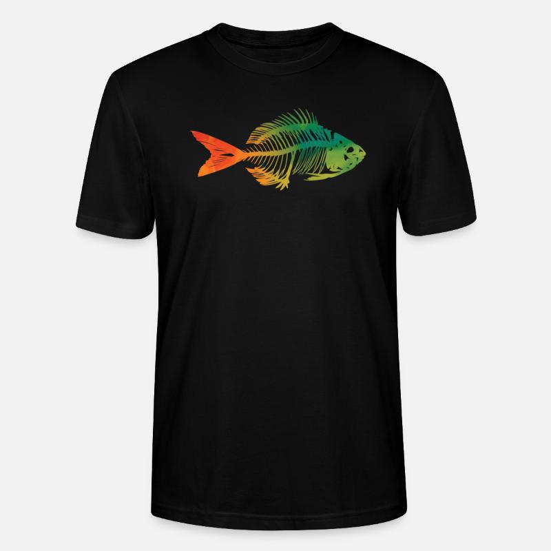 Fischen - Stanley/Stella Unisex Bio-T-Shirt CRAFTER - Schwarz