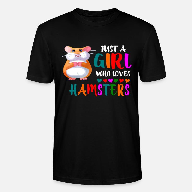 Hamster - Stanley/Stella Unisex Bio-T-Shirt CRAFTER - Schwarz