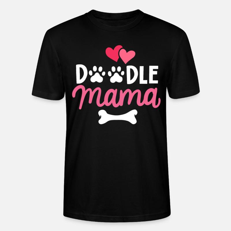 Labradoodle - Stanley/Stella Unisex Bio-T-Shirt CRAFTER - Schwarz