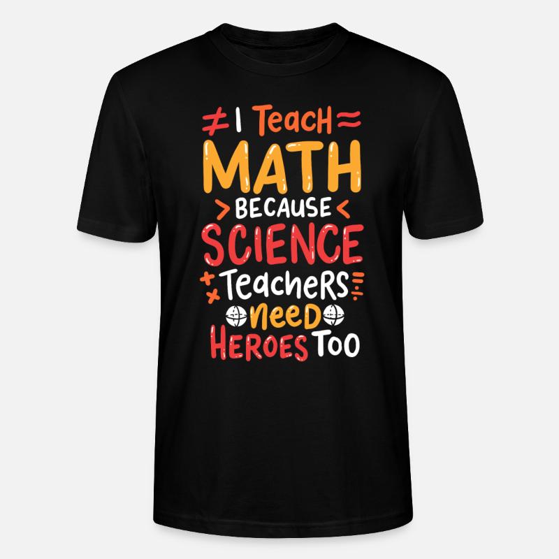 Math math - Stanley/Stella CRAFTER Unisex Organic T-Shirt - black