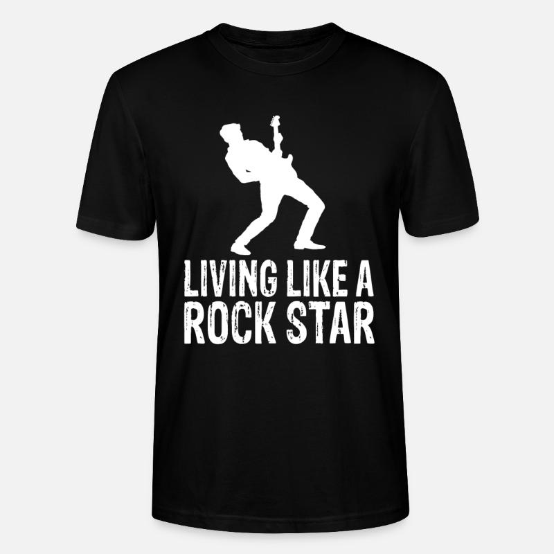 Gitarren - Stanley/Stella Unisex Bio-T-Shirt CRAFTER - Schwarz