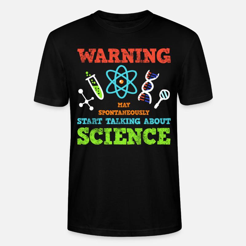 Science science chimie bio physique - T-shirt bio CRAFTER Stanley Stella Unisexe - noir