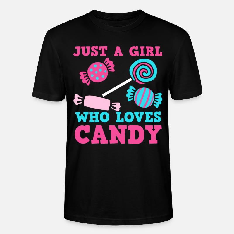Halloween Süßigkeiten Süßes oder Saures - Stanley/Stella Unisex Bio-T-Shirt CRAFTER - Schwarz
