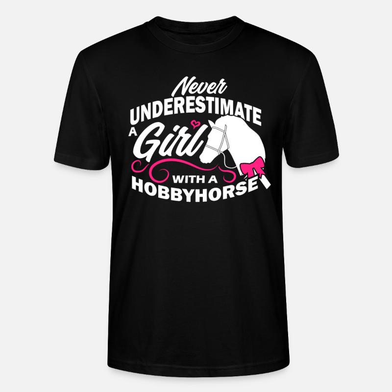 Cheval cheval disant - T-shirt bio CRAFTER Stanley Stella Unisexe - noir