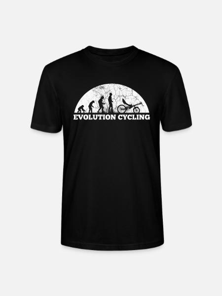Fahrradtour Liegerad Fahrrad - Stanley/Stella Unisex Bio-T-Shirt CRAFTER - Schwarz