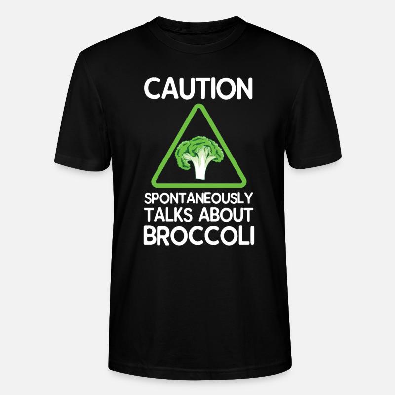 Brokkoli - Stanley/Stella Unisex Bio-T-Shirt CRAFTER - Schwarz