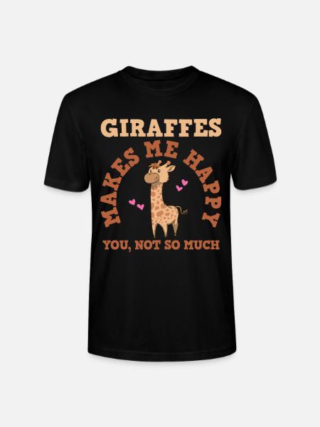 Giraffes Giraffe - Stanley/Stella CRAFTER Unisex Organic T-Shirt - black