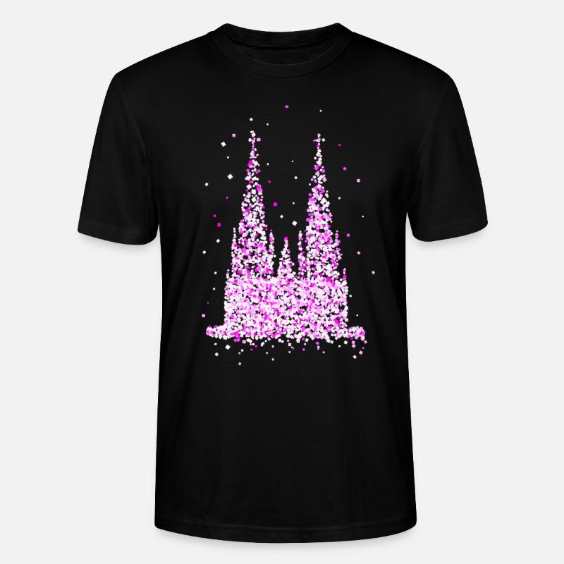 Kölner Dom - Stanley/Stella Unisex Bio-T-Shirt CRAFTER - Schwarz