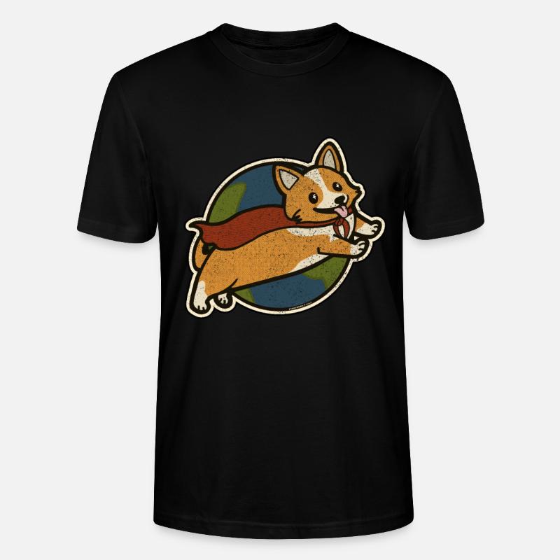 Corgi - Stanley/Stella Unisex Bio-T-Shirt CRAFTER - Schwarz
