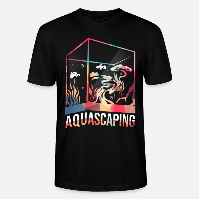 Aquascaping Geschenk - Stanley/Stella Unisex Bio-T-Shirt CRAFTER - Schwarz