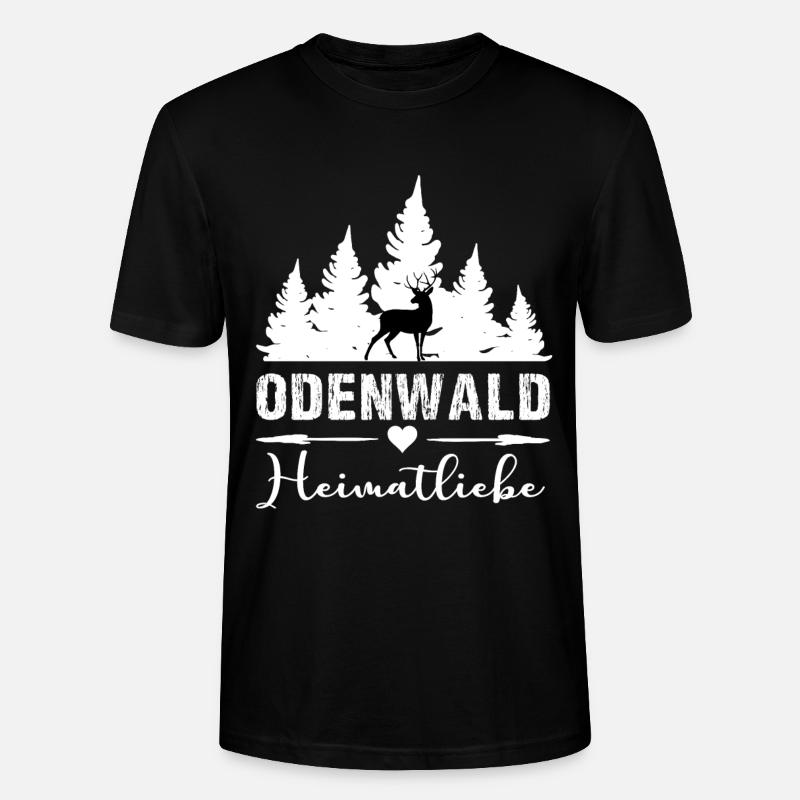 Odenwald Odenwälder Geschenk - Stanley/Stella Unisex Bio-T-Shirt CRAFTER - Schwarz