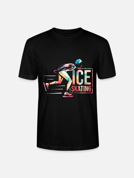 Patinage sur glace - T-shirt bio CRAFTER Stanley Stella Unisexe - noir