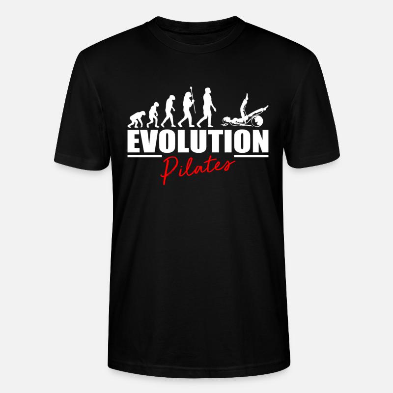 Idée de cadeau de chemise d'exercice Pilates - T-shirt bio CRAFTER Stanley Stella Unisexe - noir