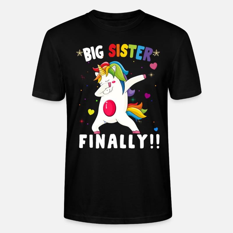 GROSSE SCHWESTER ENDLICH - Stanley/Stella Unisex Bio-T-Shirt CRAFTER - Schwarz