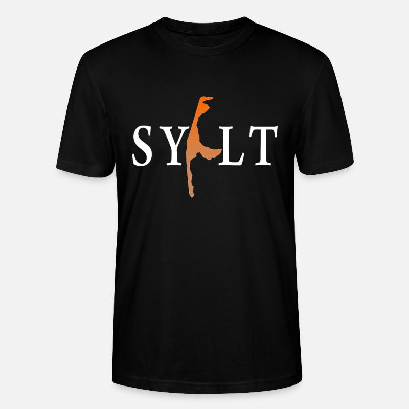 Sylt Westerland Urlaub geschenk - Stanley/Stella Unisex Bio-T-Shirt CRAFTER - Schwarz