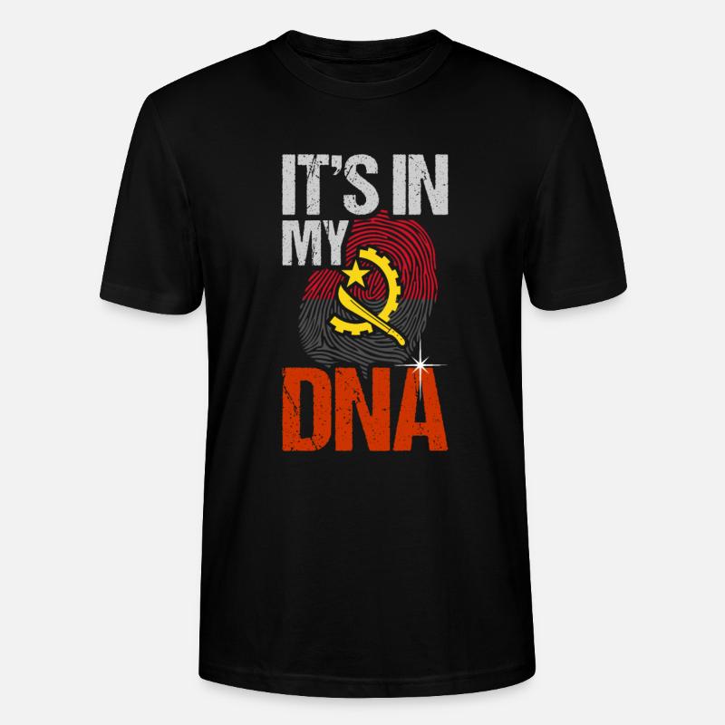 Angola - Stanley/Stella Unisex Bio-T-Shirt CRAFTER - Schwarz