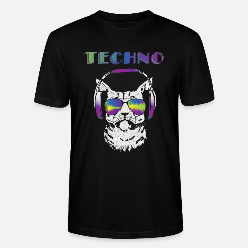 Techno - Stanley/Stella Unisex Bio-T-Shirt CRAFTER - Schwarz