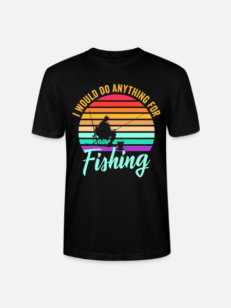Fischen Fisch Petri Heil - Stanley/Stella Unisex Bio-T-Shirt CRAFTER - Schwarz