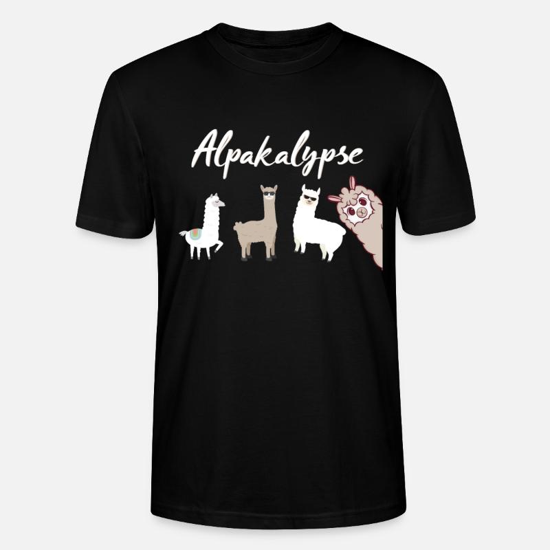 Alpakalypse - Stanley/Stella Unisex Bio-T-Shirt CRAFTER - Schwarz