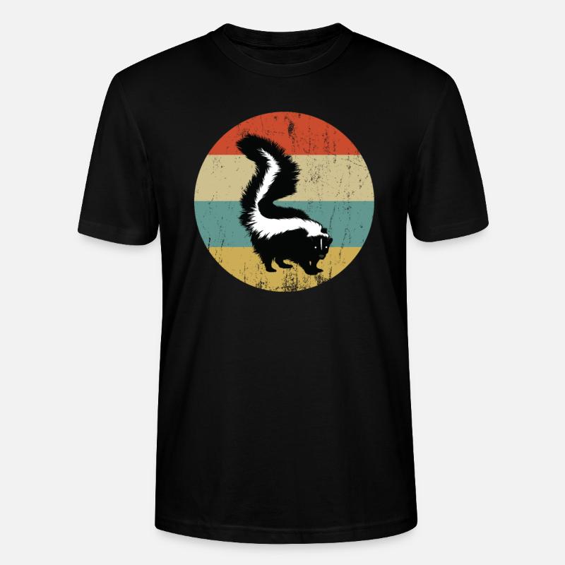 Stinktier - Stanley/Stella Unisex Bio-T-Shirt CRAFTER - Schwarz