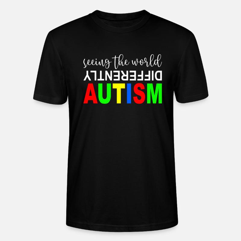 Autist, Autismus - Stanley/Stella Unisex Bio-T-Shirt CRAFTER - Schwarz