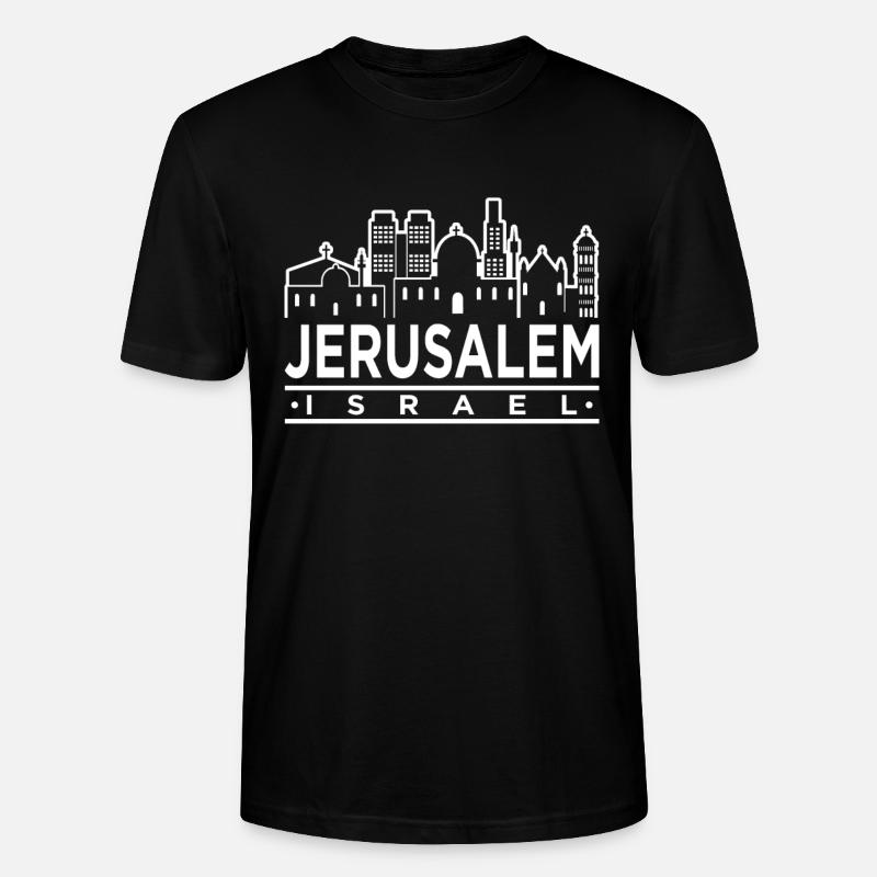 Israel - Stanley/Stella Unisex Bio-T-Shirt CRAFTER - Schwarz
