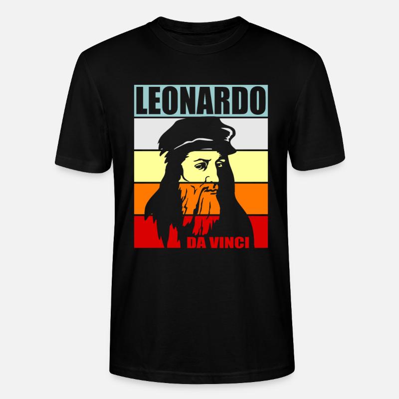 Leonardo da Vinci - Stanley/Stella Unisex Bio-T-Shirt CRAFTER - Schwarz