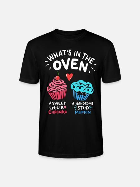 Gender Reveal Baker - Stanley/Stella CRAFTER Unisex Organic T-Shirt - black
