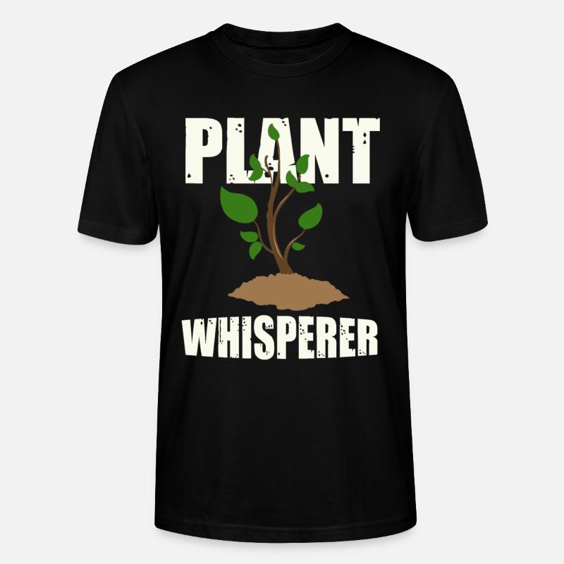 Pflanzenflüsterer - Stanley/Stella Unisex Bio-T-Shirt CRAFTER - Schwarz
