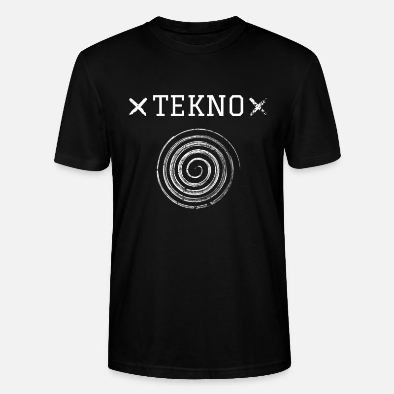 Tekno vinyle - T-shirt bio CRAFTER Stanley Stella Unisexe - noir