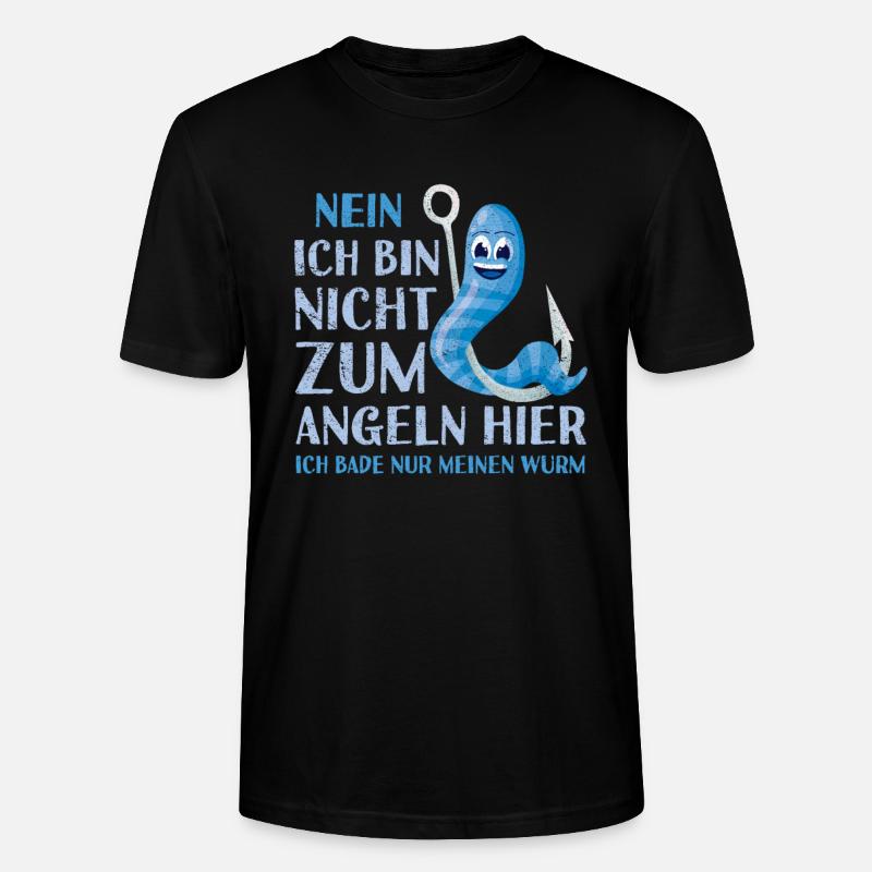 Angler - Stanley/Stella Unisex Bio-T-Shirt CRAFTER - Schwarz